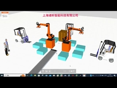 ইন্ডাস্ট্রিয়াল রোবট ইন্ডাস্ট্রি আনুমানিক ৬৬৫ কেজি পদচিহ্ন ৮৫০ মিমি এক্স ৯৫০ মিমি টেক অ্যাপ্লিকেশনের জন্য